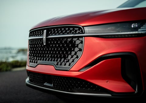 The sleek grille of a 2025 Lincoln Nautilus® SUV with the available Jet Appearance Package makes a bold statement. | Sheehy Lincoln of Gaithersburg in Gaithersburg MD