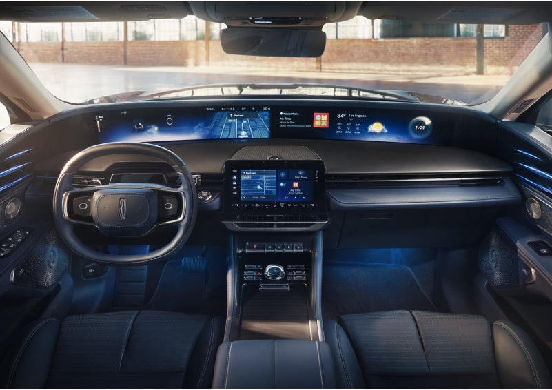 The panoramic display is shown in a 2026 Lincoln Nautilus® SUV. | Sheehy Lincoln of Gaithersburg in Gaithersburg MD