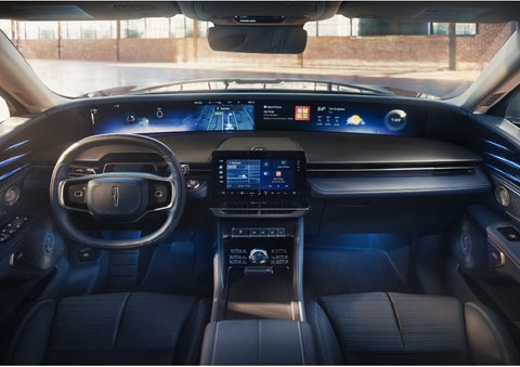 The panoramic display is shown in a 2026 Lincoln Nautilus® SUV. | Sheehy Lincoln of Gaithersburg in Gaithersburg MD