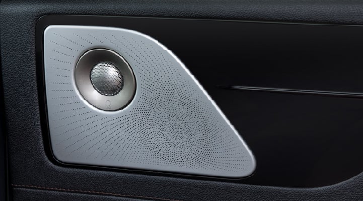 A close-up view of the available Revel® Ultima 3D Audio System. | Sheehy Lincoln of Gaithersburg in Gaithersburg MD